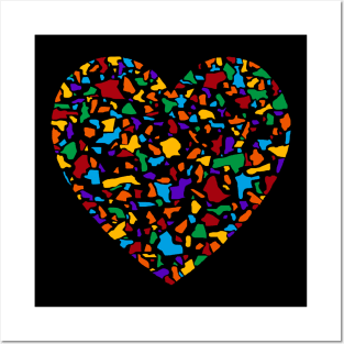 Terrazzo Heart Posters and Art